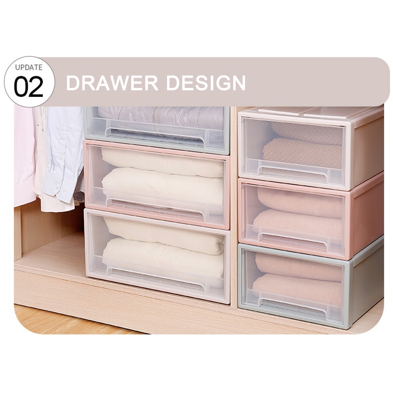 Storage Box Case Organizers Drawer Portable Stackable for Bra Clothes Wardrobe LB88