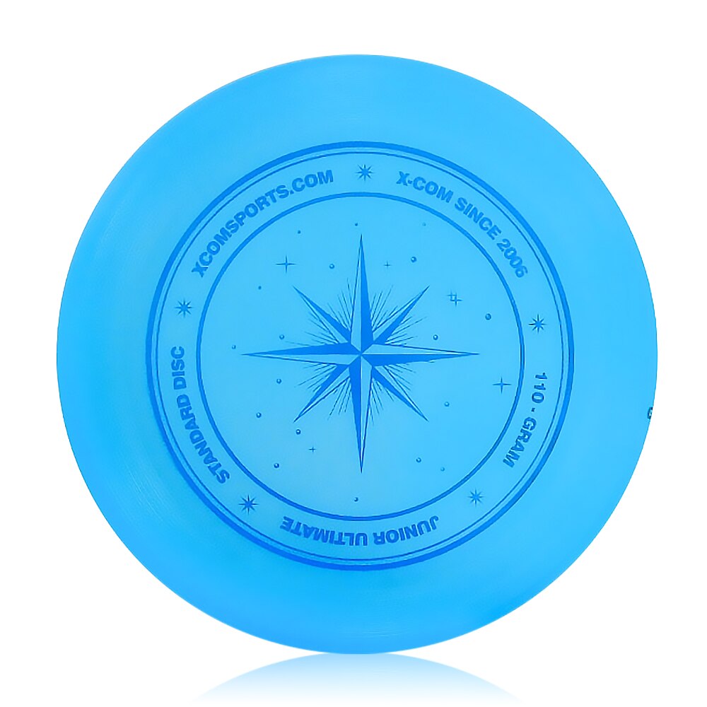 Discos voladores de plástico de 9,3 pulgadas y 110g para jugar al aire libre, disco deportivo para niños y adultos, platillo volador para lanzar deportes de playa: Blue