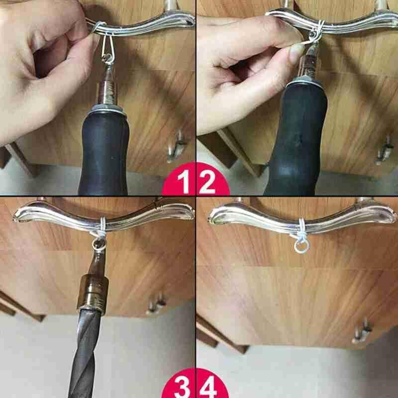 Lichtgewicht Semi-Automatische Straight Pull Wapening Haak Site Inspanning 30X2.7Cm Tool Bouw Handleiding Saving Gereedschap Draad Bundlin P0u4