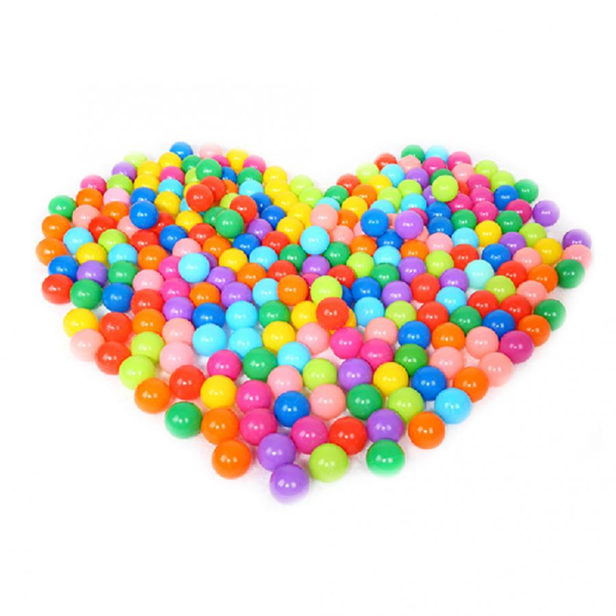 100Pcs Oceaan Ballen Speelgoed Voor Water Zwembad Zachte Plastic Milieuvriendelijke Kleurrijke Zachte Plastic Bal Speelgoed Water Oceaan Bal Outdoor speelgoed