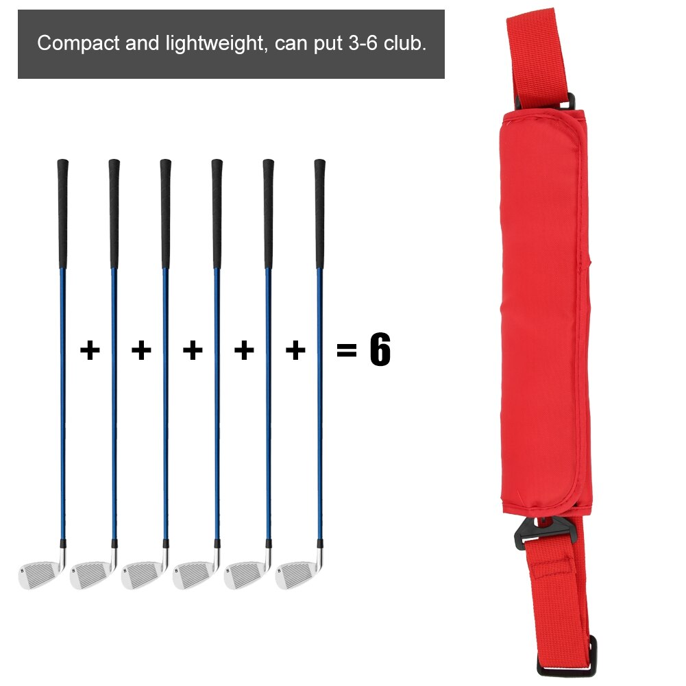 Portable Foldable Mini Club Bag Men Women Kids Driving Range Bag Practical Capacity Packed 3-6 Clubs Staff Bag