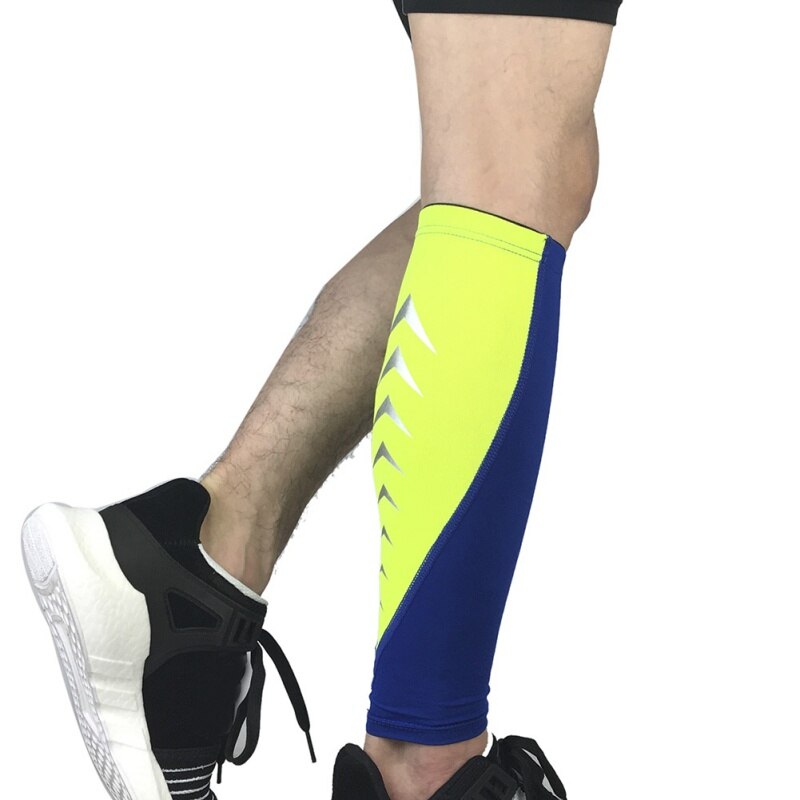 1 pièces sport jambières cyclisme randonnée en cours d'exécution mollet guêtres hommes femmes escalade Compression jambe manchon orthèse