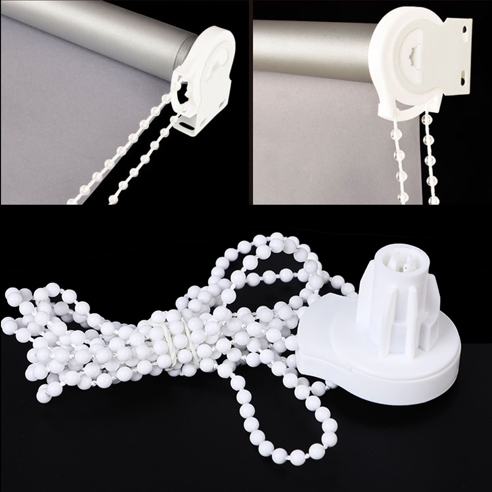 Soporte para cortina de cadena de cuentas, accesorios para tratamientos de ventanas, Kit de sombra de persiana enrollable, extremos de Control de Cluth, 25mm, decoración del hogar