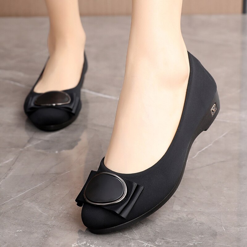 Zapatos Mom antideslizantes de plataforma plana para mujer, calzado con cordones de felpa cálido, cómodo, novedad