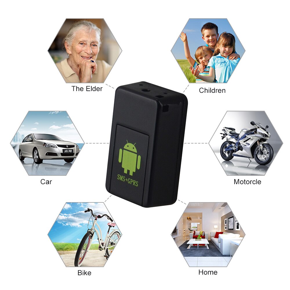 Mini rastreador portátil GSM/GPRS, localizador parlante de vídeo en red, GF-08, batería de iones de litio de 3,7 V y 400mAh, tiempo de espera largo, mini rastreador gsm