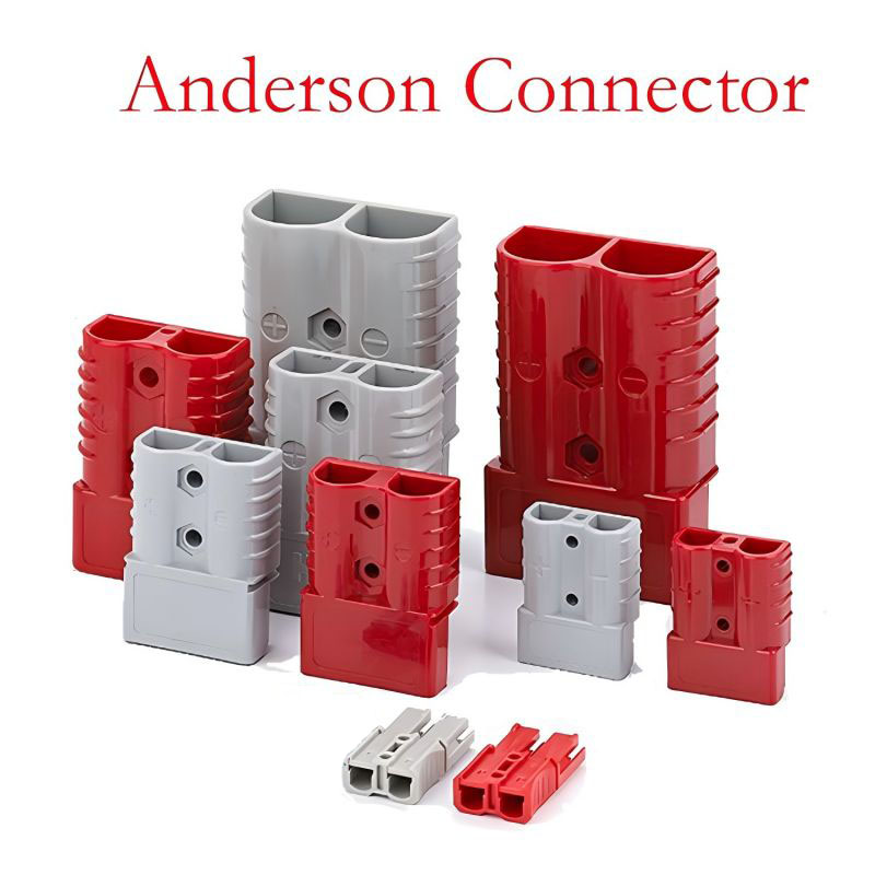 2/4/6PCS Anderson 50A 120A 175A 350A 600V Plug Cable Terminal Battery Power Connector Kit Quick Plug Battery Charging Connector