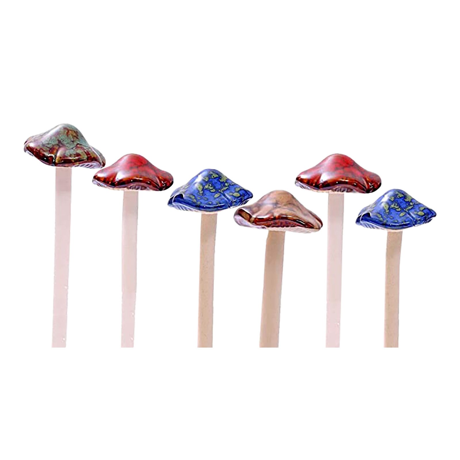 Simulation Garden Plants Gardening Decoration Rod Simulation Mushroom Bonsai Ornament Flower Pot Crafts DIY Lawn Decor #BL3