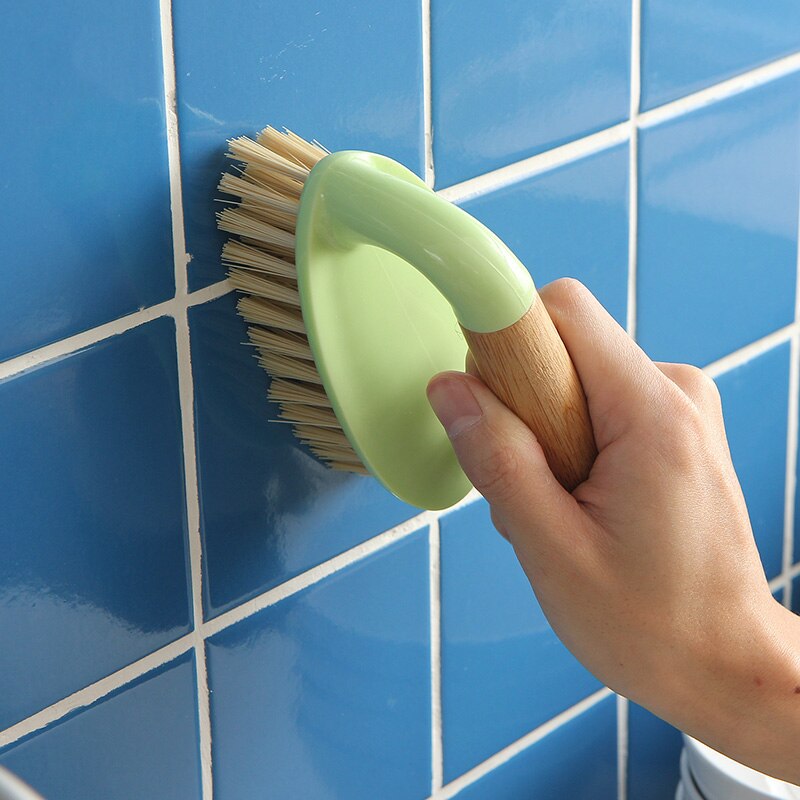 Fliser skrubbebørste husholdningsvask børste form renere hjem køkken badeværelse toilet badekar gulv vindue rengøringsværktøjer