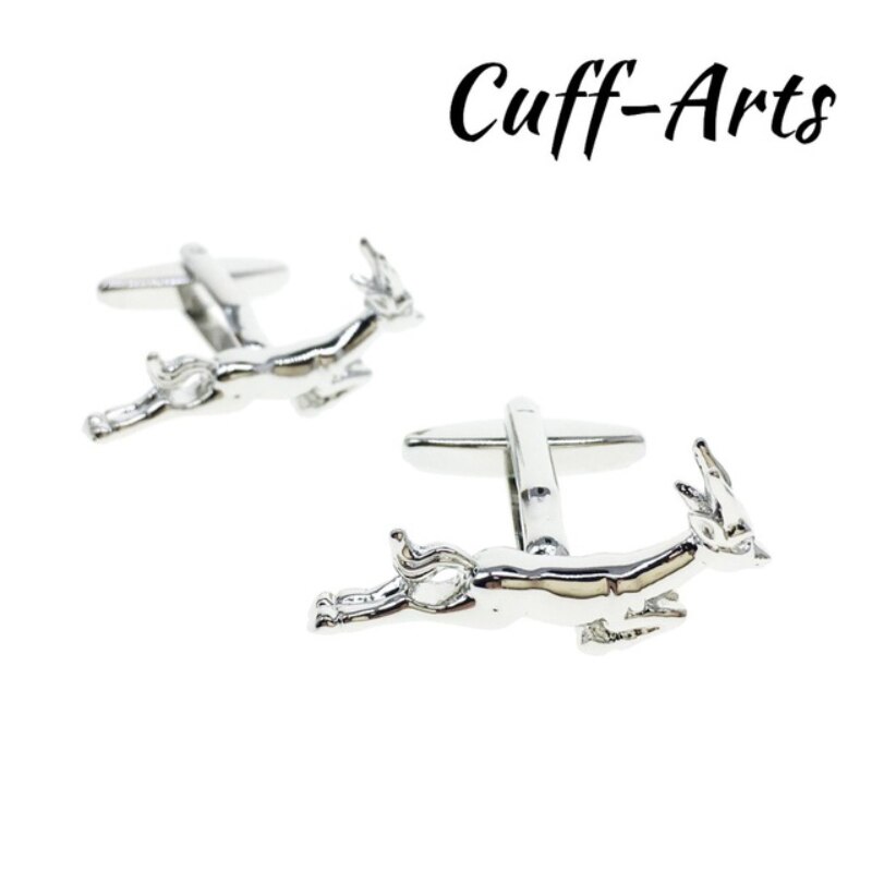 Cuffarts Manschettenknöpfe für Mens Manschettenknöpfe Tiere Neuheit Manschettenknöpfe Luxus Hemd Manschettenknöpfe: C10262A