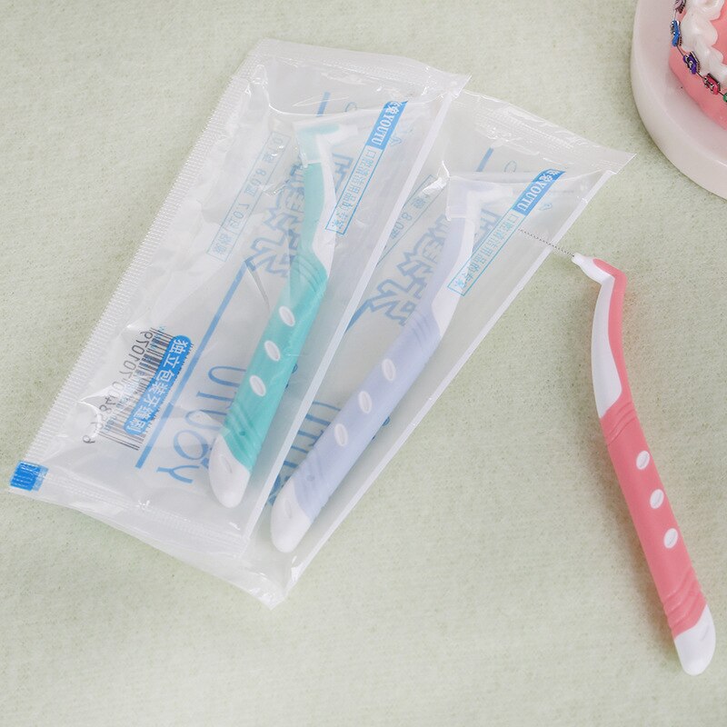 1 PC. 0,7/0,8/1,0/1,2mm Interdentalbürsten Formen der zahnseide Kieferorthopädische zahnbürste Mundpflege Zahnbürste reinigung