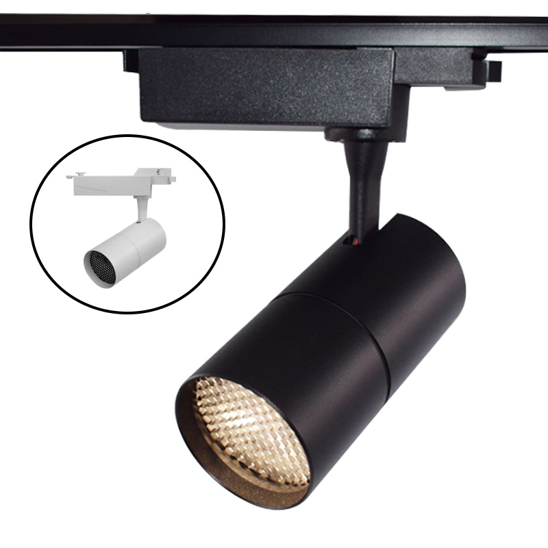 Ausstellung lichter 30W 40W Anti-Blendung LED Spur Licht Kolben Lampe Stelle Schiene Lichter Decke Strahler Küche Einkaufen Einkaufen Beleuchtung