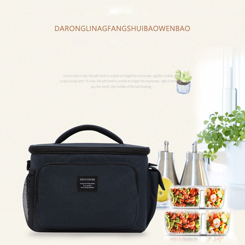 Multifunctional Cooler Bag Outdoor Camping Hiking Picnic Bento Snacks Fruit Drinks Keep Fresh Warm Storage Handbags Accessories