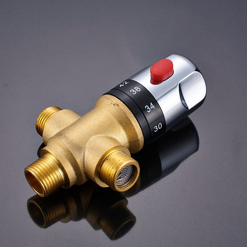 Brass Control the Mixing Water Temperature Thermostatic Mixing Valve