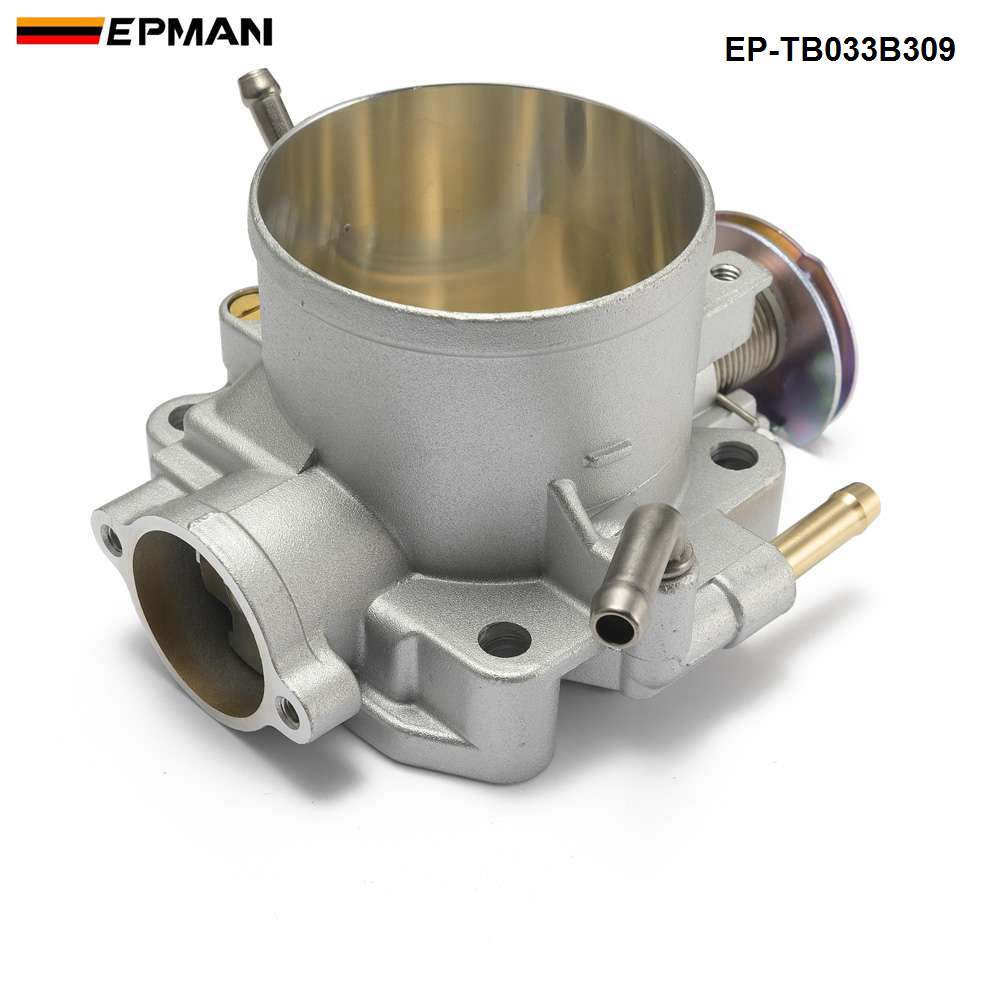 EPMAN Aluminum Silver Intake Manifold 70mm Throttle Body For Honda B16 B18 D16 F22 B20 D/B/H/F EG EK H22 EP-TB033B309