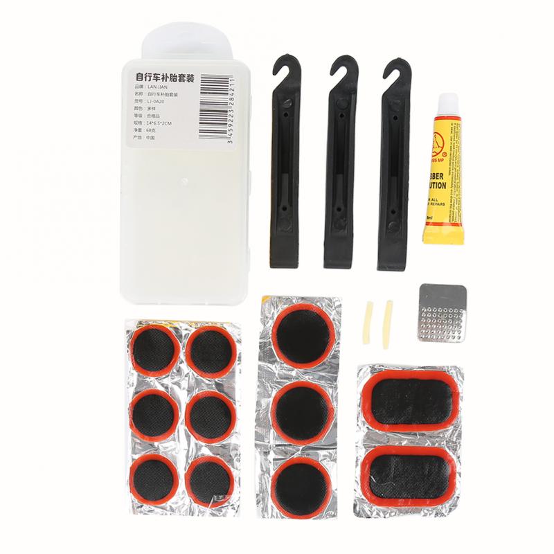 Mountain Bike Repair Tool Cycling Tire Repair Rubber Patch Adhesive Multipurpose Emergency Tire Repair Tire Repair Kit Bicycle T