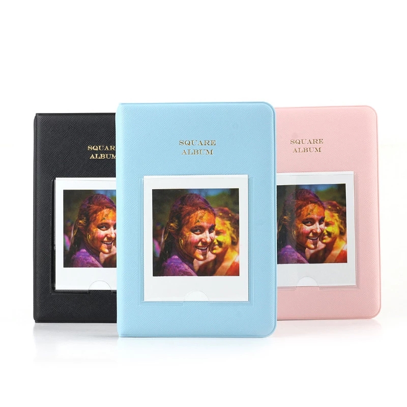 Quadratisches Fotoalbum, farbiges Buch/Wandalbum/Aufkleber, Filmpapier für Fujifilm Instax SQ6 SQ10 SQ20 Kamera und SP-3 Drucker