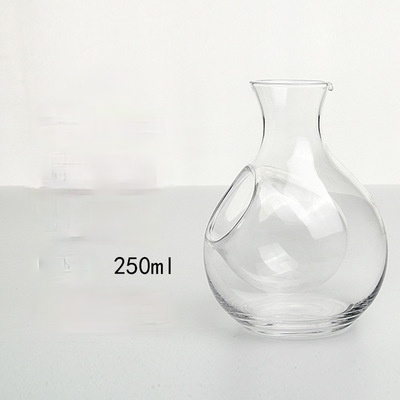 Decantador de vino de hielo para el hogar, botella de Sake de cristal, dispensador de vino exterior, olla de cocina japonesa, Igloo de hámster: 250ML Clear