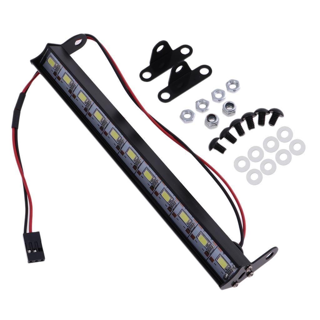 Wasserdichte, superhelle led-lichtleiste für scx 10 d90 rc crawler – diy-zubehör