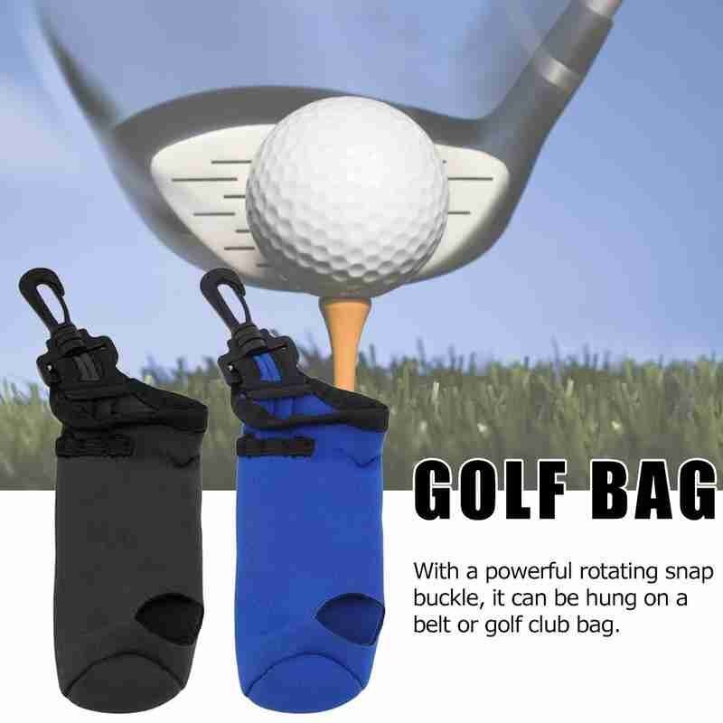 1pc golfbag bærbar liten holder som bærer lagring utendørs sak svivel belte midjeunderholdning med klips  f6 c 9