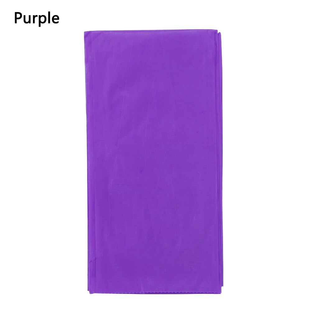 1PC Einfarbig Kunststoff Einweg Tisch Abdeckung Rechteck Schreibtisch Tuch Catering Hochzeit Partei Bankett Schreibtisch Abdeckung Hause Dekoration: purple