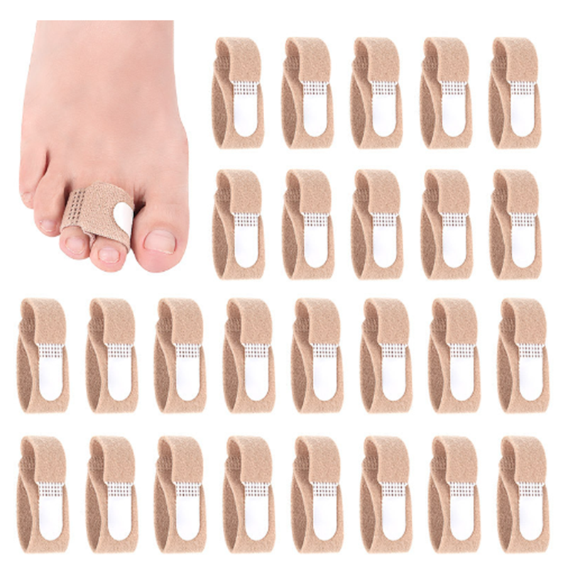 3/6 Stuks Teen Vinger Stijltang Hamer Teen Tape Hallux Valgus Corrector Bandage Teen Separator Spalk Wraps Voetverzorging levert