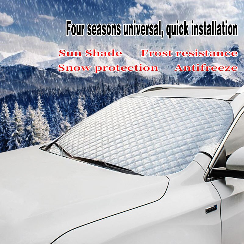 Auto Voorruit Cover Anti Sneeuw Vorst Ijs Voorruit Dust Protector Heat Zonnescherm Ijs Grote Sneeuw Dust Protector