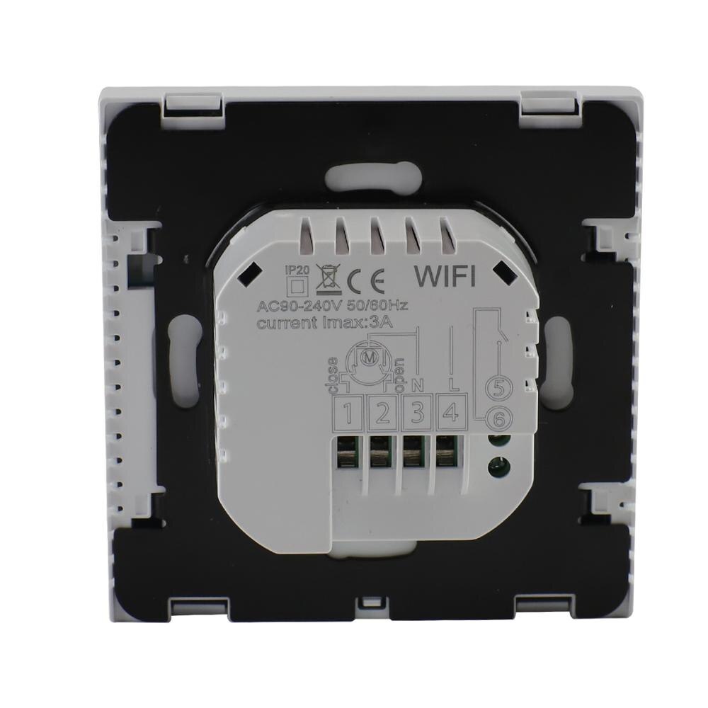 Smart wifi touch termostat temperatur trådløs controller til vand/el gulvvarme vand/gasfyr virker google home