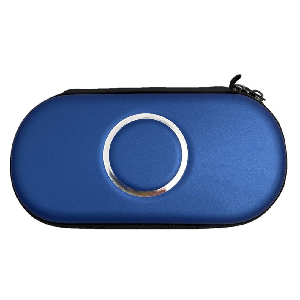 Portable Hard Carry Zipper Protective Case Bag Game Pouch Holder For PSP 1000 2000 3000 Case Cover Bag Game Pouch: blue