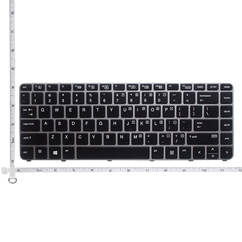 US English backlit Keyboard for HP EliteBook 840 G3 745 G3 745 G4 840 G4 848 G4 836308-001 821177-001 NSK-CY2BV backlight: Without rocker