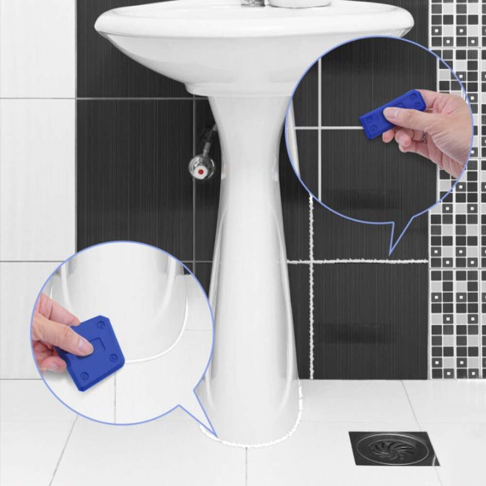 4PCS Blue Caulking Tool Kit Caulk Finishing Joint Sealant Silicone Grout Remover Scraper Home &amp; Garden Tool Kit Hand Tools