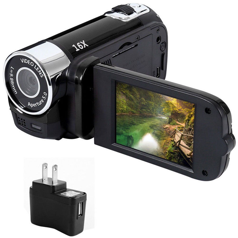 1080P Shooting Night Vision Timed Selfie DVR Anti-shake Clear Digital Camera High Definition LED Light