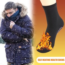 Tourmaline Auto-Chauffant Chaussettes D'hiver En Plein Air De Sport de Thérapie Magnétique Chaussettes Saines pour Hommes Femmes Adultes Offre Spéciale