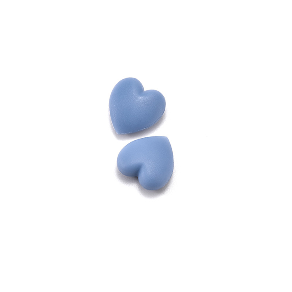 Soporte antideslizante de silicona con forma de corazón para gafas, accesorio elástico para patillas, con gancho para la oreja y espejo: Gris