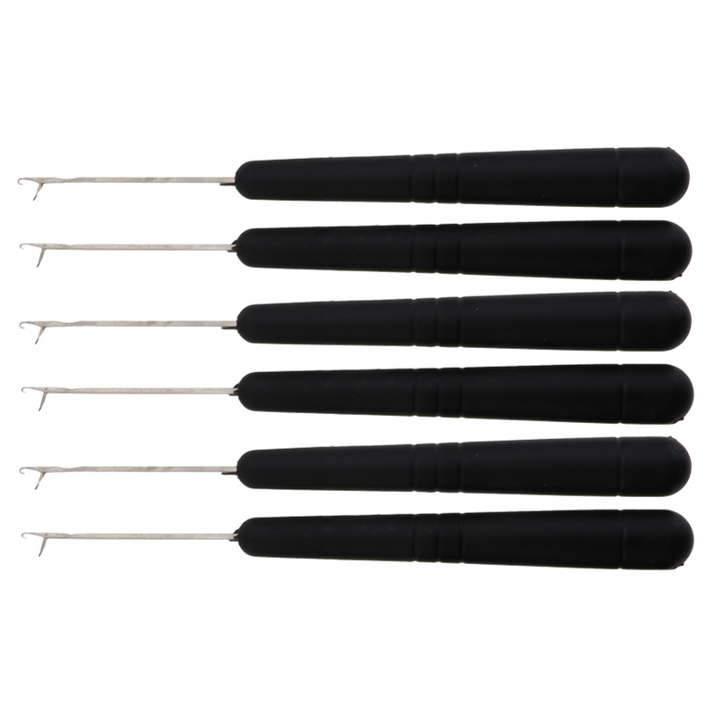 5pcs Klink Haak Set Gehaakte Naald Dreadlocks Plastic Breien Hair Extensions Styling Tool Voor Vlechten Weave Pruiken Craft