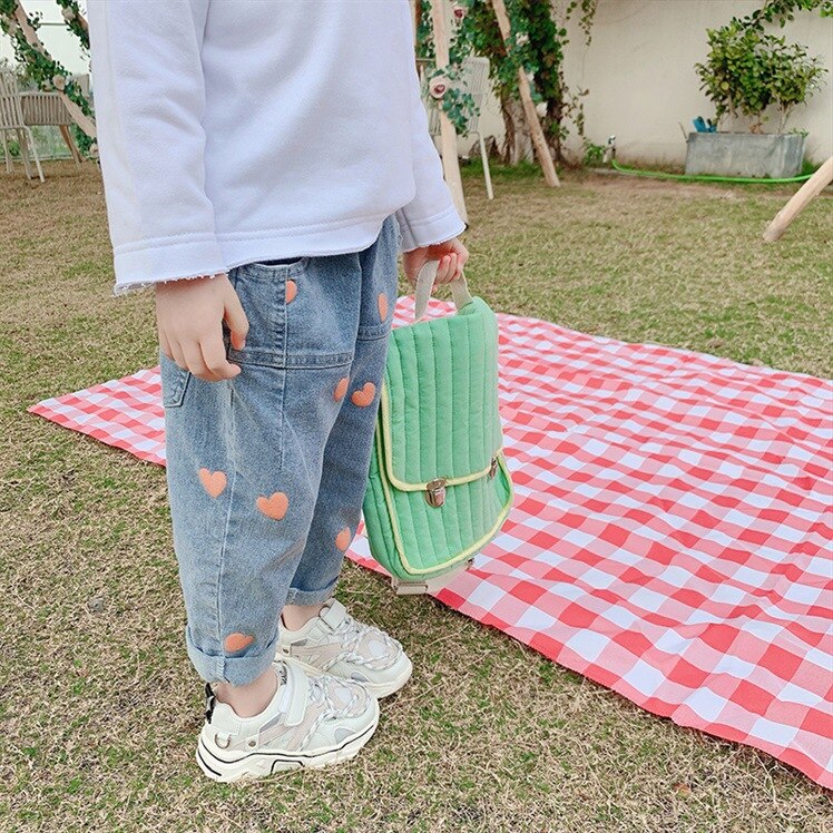 Crawler bambini 2021 abiti autunnali abbigliamento per bambini Jeans da bambina Baby Leisure stile occidentale Crawler primavera e autunno