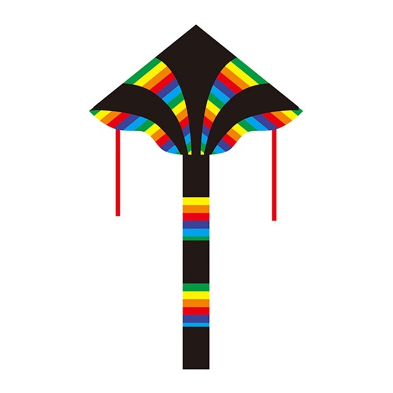 Super Large Delta Kite Single Line Handle Kite Flying Long Tail Easy to Fly For Kids Adults Beginners Outdoor Activities