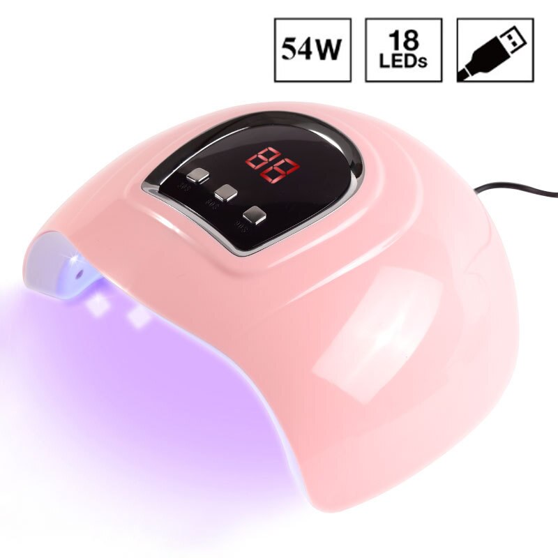 sèche-ongles 54W /48W/36W UV lampe à LED lampe à ongles pour guérir tous les Gels constructeur vernis vernis manucure Salon Nail Art outils: 09  54w