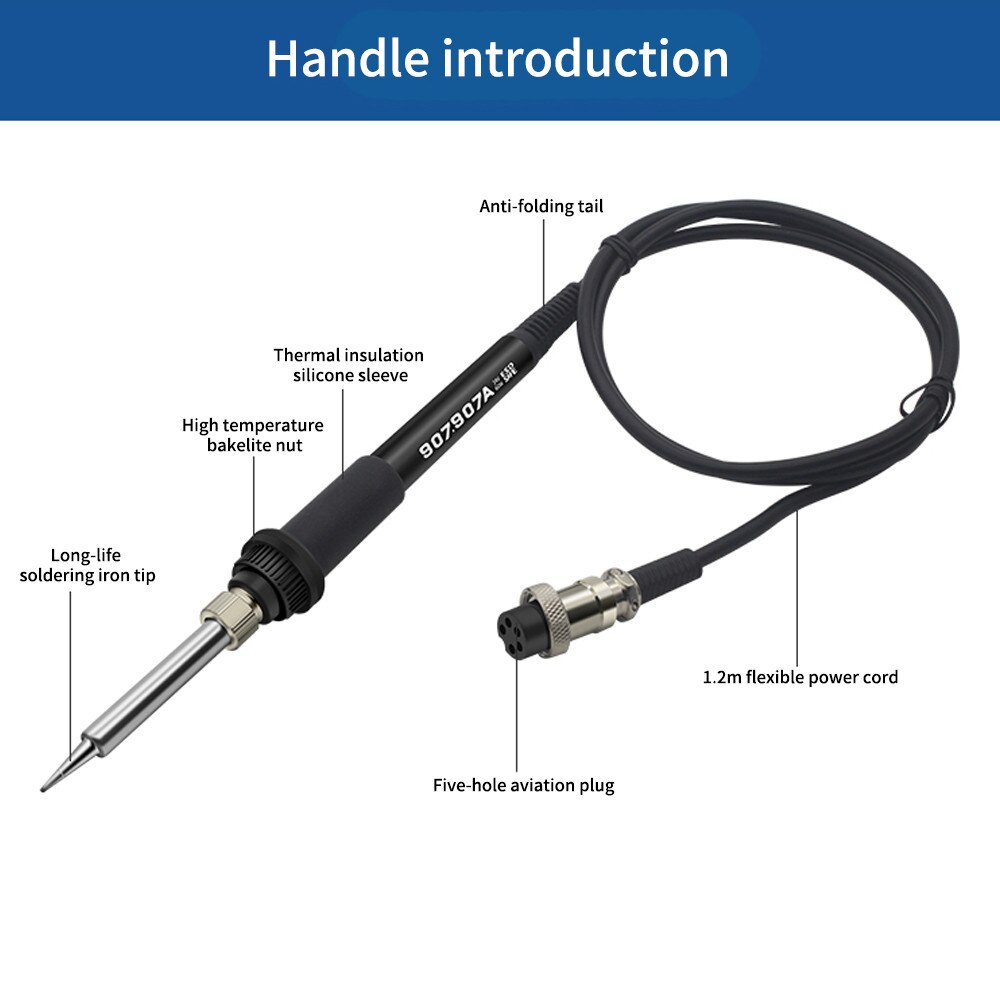 YCD-936D lead-free soldering station thermostat electric soldering iron 936 soldering station 65W
