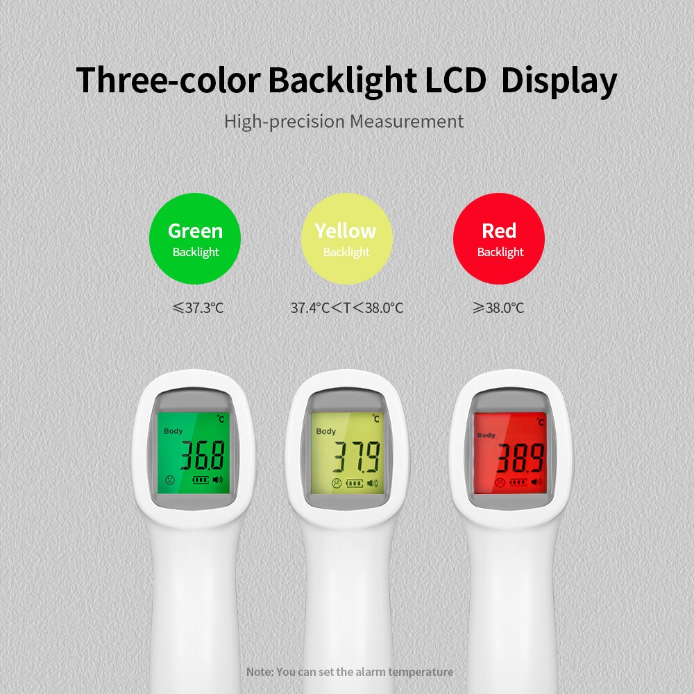 Handheld Electronic Thermometer Portable Forehead Thermometer High Precision Infrared Thermometer Non-contact Thermometer