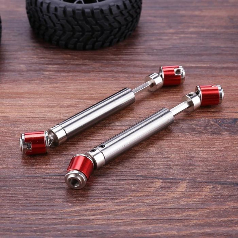 2 Stuks Voor Achter Aandrijfas Aandrijfas Voor 1/10 Rc Rock Crawler Auto Axiale Scx10 D90