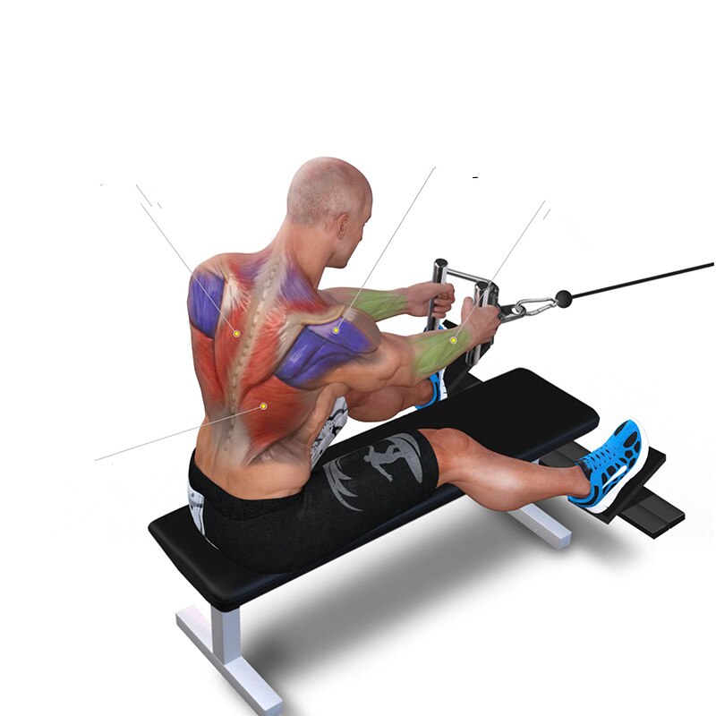 360 Draaibare Gym Fitness T Bar Voor Katrol Kabel Roeitrainer V Bar Biceps Triceps Back Spier Workout Rij handvat