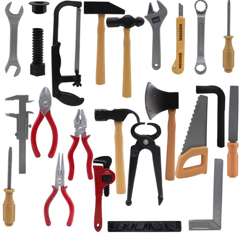 14Pcs/Set Garden Tool Toys For Children Repair Tools Pretend Play Environmental Plastic Engineering Maintenance Tool Toys