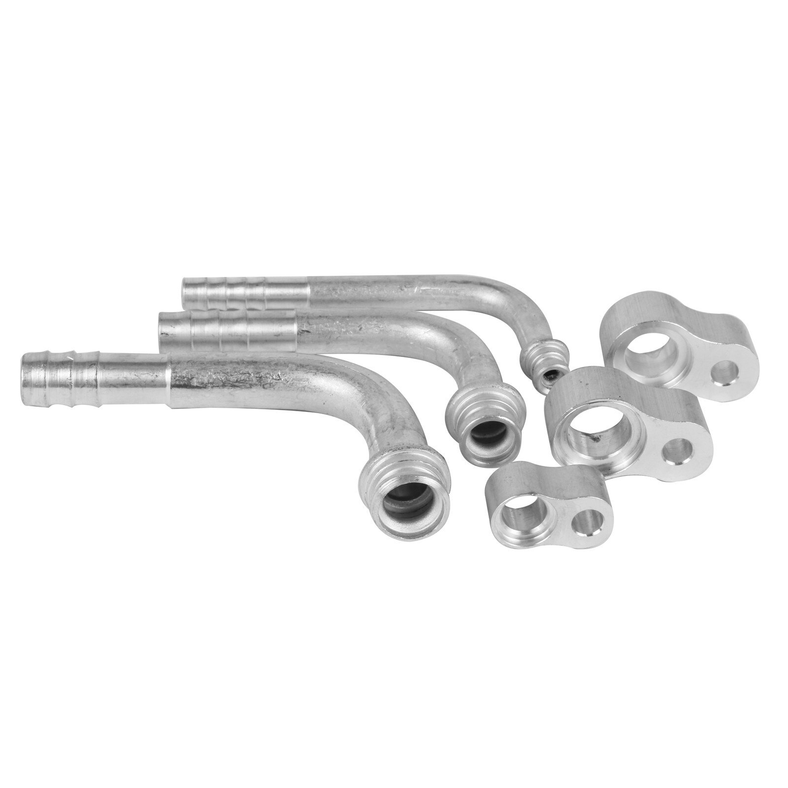 Automotive klimaanlæg slange aluminium sæt armatur radiator fordamper rør  r134a aktive stempel konnektor reparationsdele
