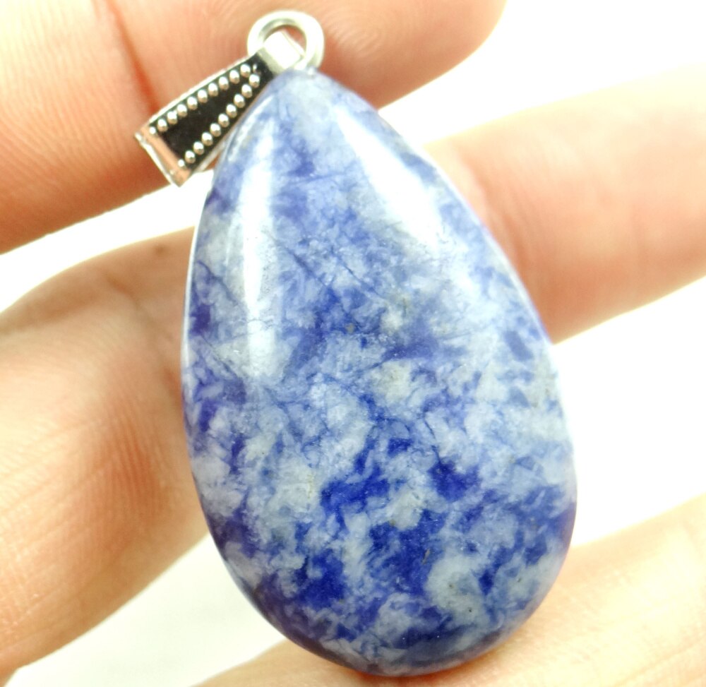 natural stone Turquoises aventurine Quartz crystal tiger eye Opal lapis Water droplets Pendant for diy Jewelry making necklace