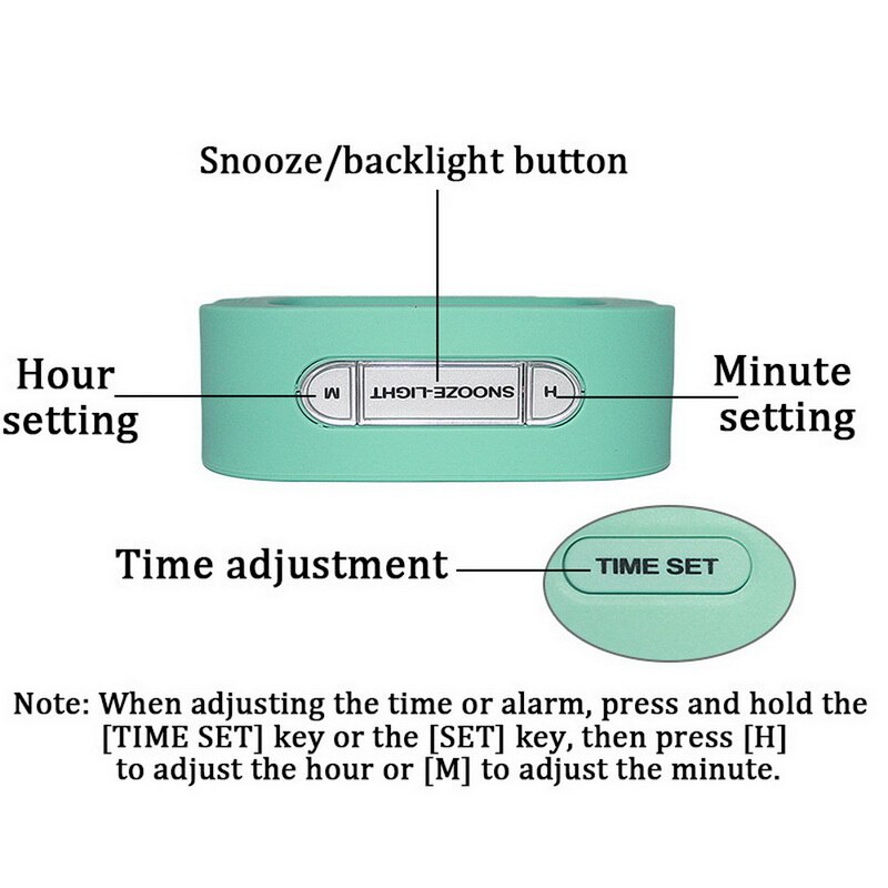LED Digital Alarm Clock with Calendar Snooze Backlight Display for Home Office Travel Table Clock Kids Electronic Desktop Clocks