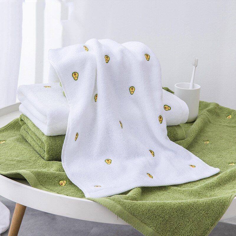 Para Adultos cabello seco lavar toalla facial de aguacate de microfibra suave y absorbente de baño grande de secado rápido de algodón grueso toallas de baño
