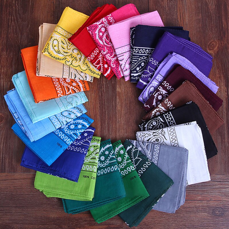 Cotton Women Men Outdoor Sports Bandana Scarf Headwear Face Mask Riding Camping Cycling Headscarf Wristband Headband