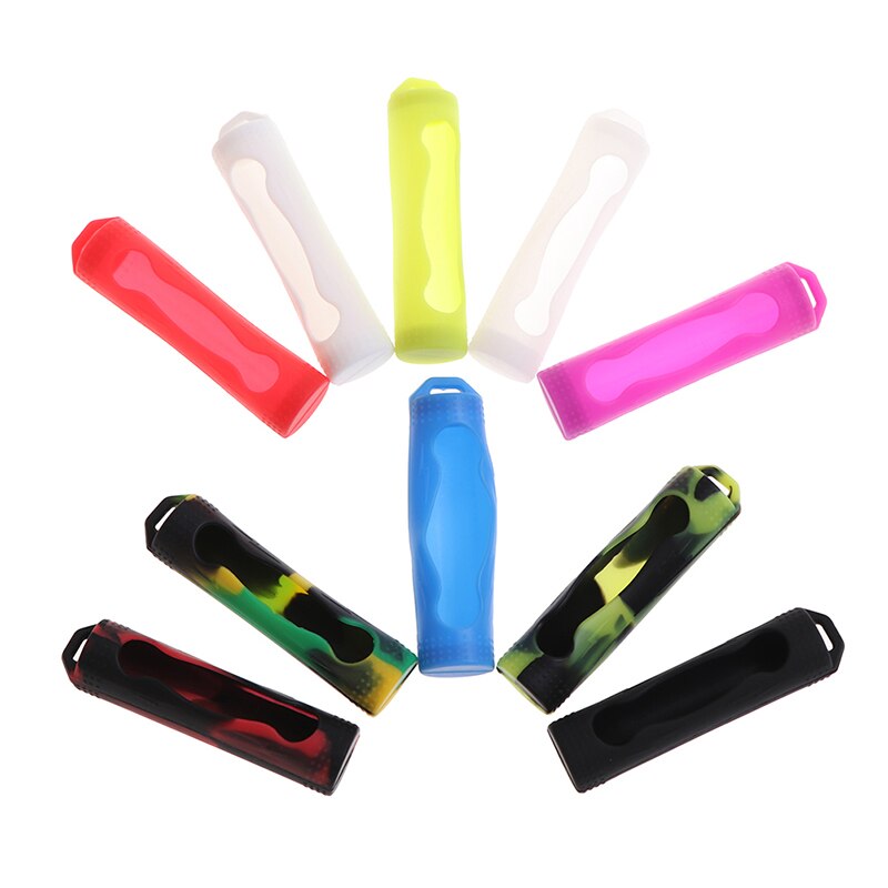 1PCS Silicone Sleeve Cover Case For 18650 Battery Protective Bag Pouch Battery Storage Box