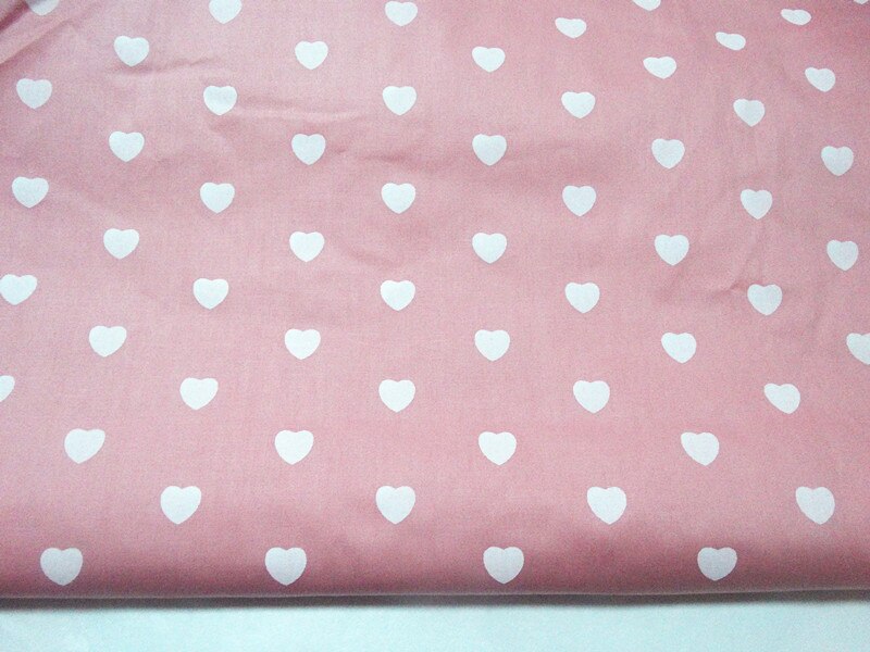 Herz Druck Stoffe Handgemacht tela algodon DIY NäHenne Patchwork Baby Kleid freundlicher Bett Hand Tuch Gewebe Baumwolle Köper Stoffe: 300x160cm / Baumwolle Stoffe 2