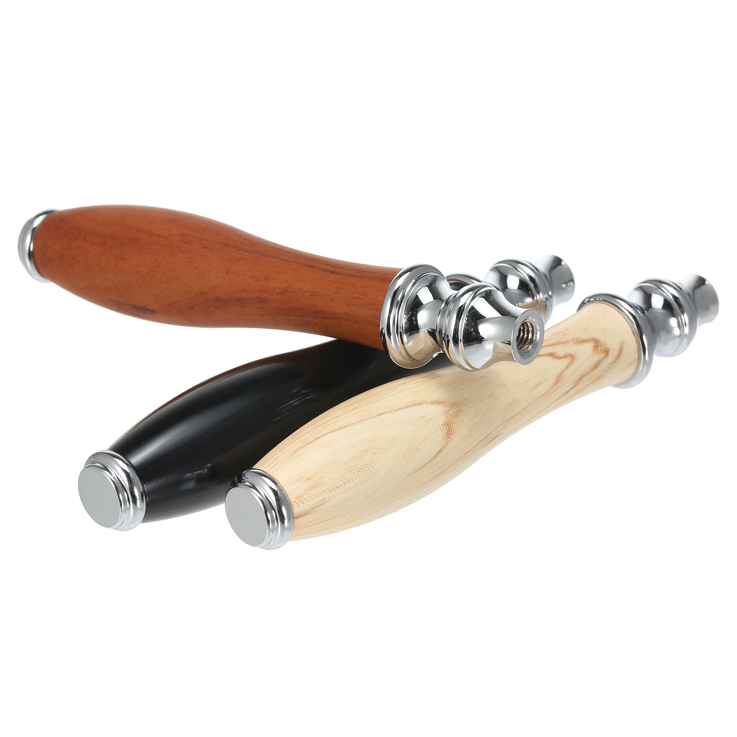 Shaving Handle Razor Handle for Double Edge Safety Beard Razor Replacement Razor Handle Grip Manual Mustache Removal